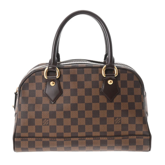 LOUIS VUITTON Damier Duomo Brown N60008 Women's Canvas Handbag