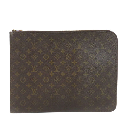 Louis Vuitton M53456 Posh Documents Case Monogram Second Bag Canvas Unisex LOUIS VUITTON