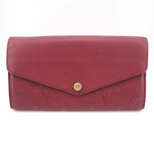 LOUIS VUITTON M62213 Portefeuille Sarah Monogram Empreinte Long Wallet Leather Women's