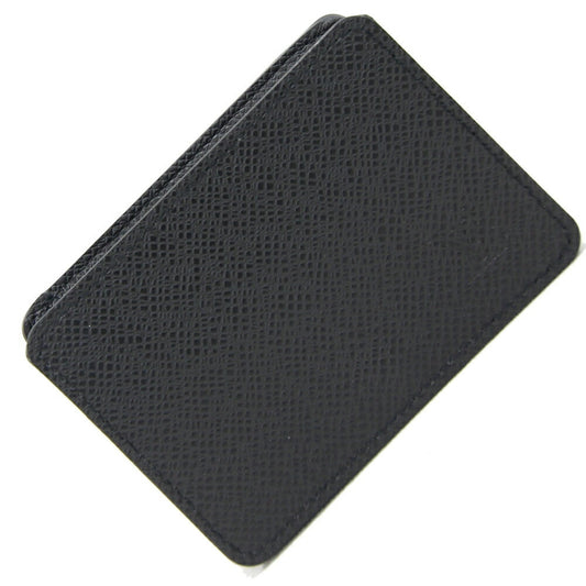 LOUIS VUITTON Coin Case Taiga Purse M30598 Noir Black Leather Men's Square