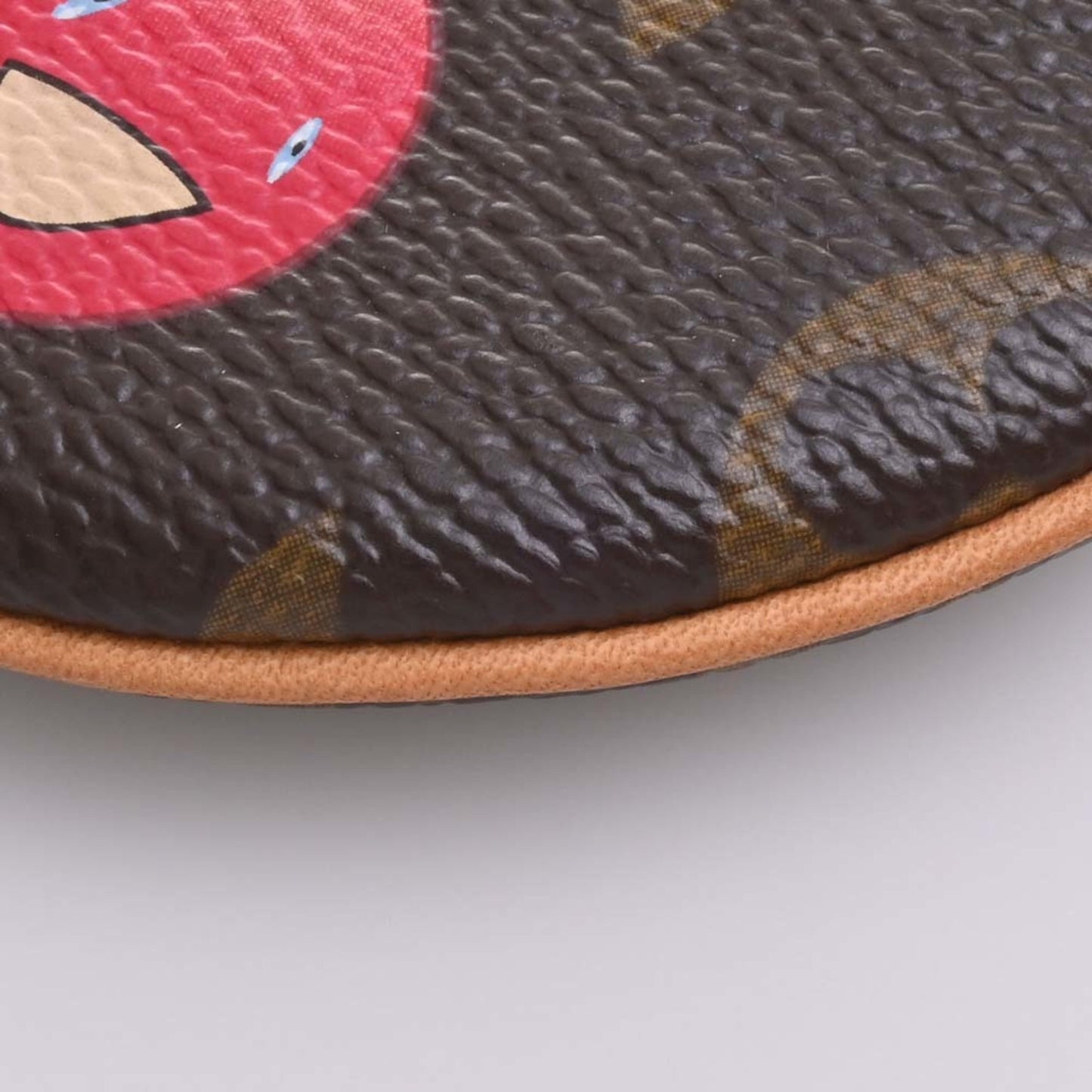 LOUIS VUITTON Monogram Cherry Portomone Ron Coin Case M95043 Brown Ladies