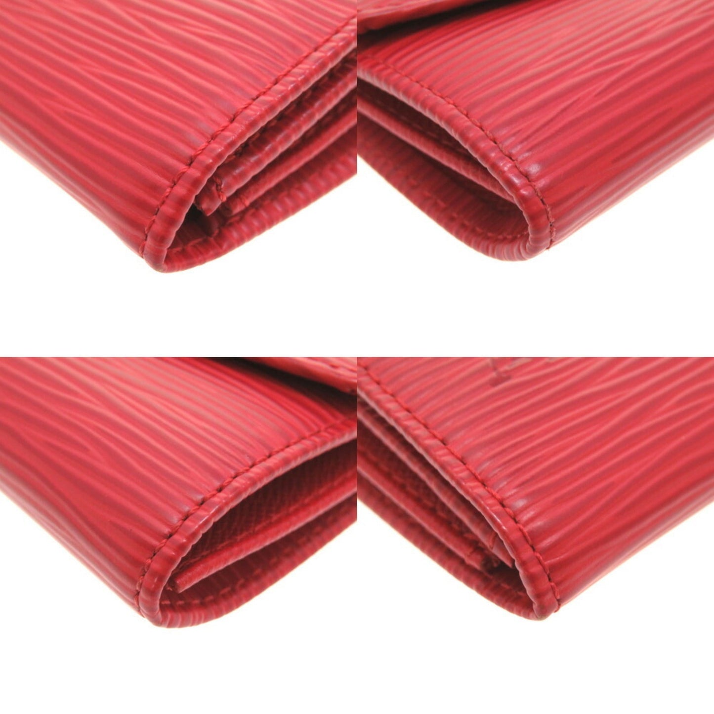 LOUIS VUITTON Epi Portomone Sampur Castilian Red M63417 Coin Case Purse Wallet
