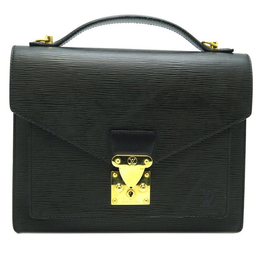 Louis Vuitton Moncaux Strap, Men's Handbag M52122 Epi Noir (Black)