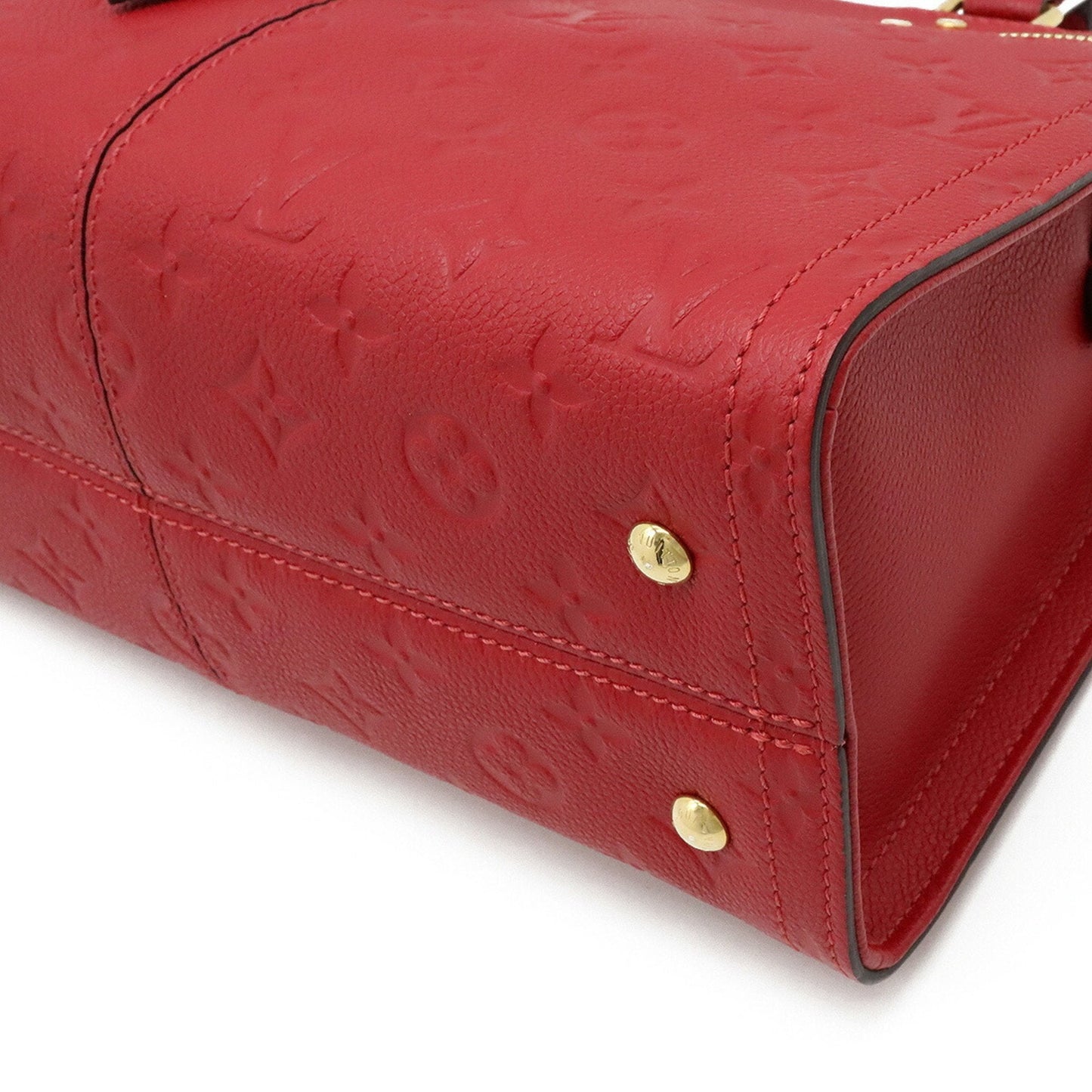 LOUIS VUITTON Monogram Empreinte Three PM Handbag Shoulder Bag Threes M54193