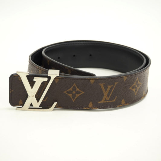LOUIS VUITTON M9821 Suntulle LV Initial 80/32 Monogram Belt Brown Unisex