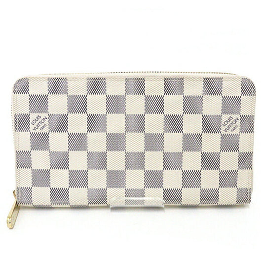 LOUIS VUITTON Damier Azur Zippy Organizer Round Long Wallet N60012