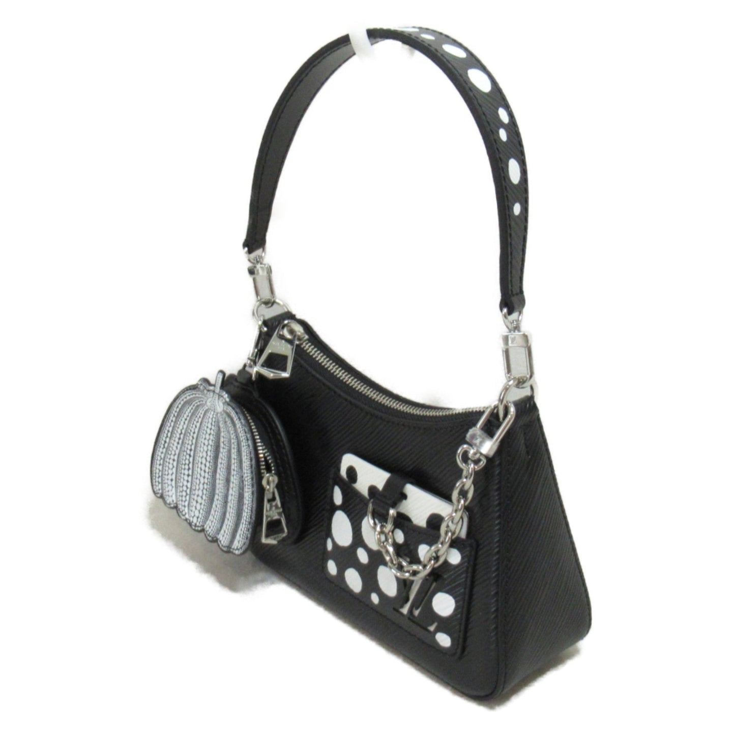 LOUIS VUITTON LVxYK Malelini Shoulder Bag Black Black Epi leather M21703