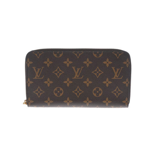 LOUIS VUITTON Monogram Zippy Organizer Brown M62581 Women's Canvas Long Wallet