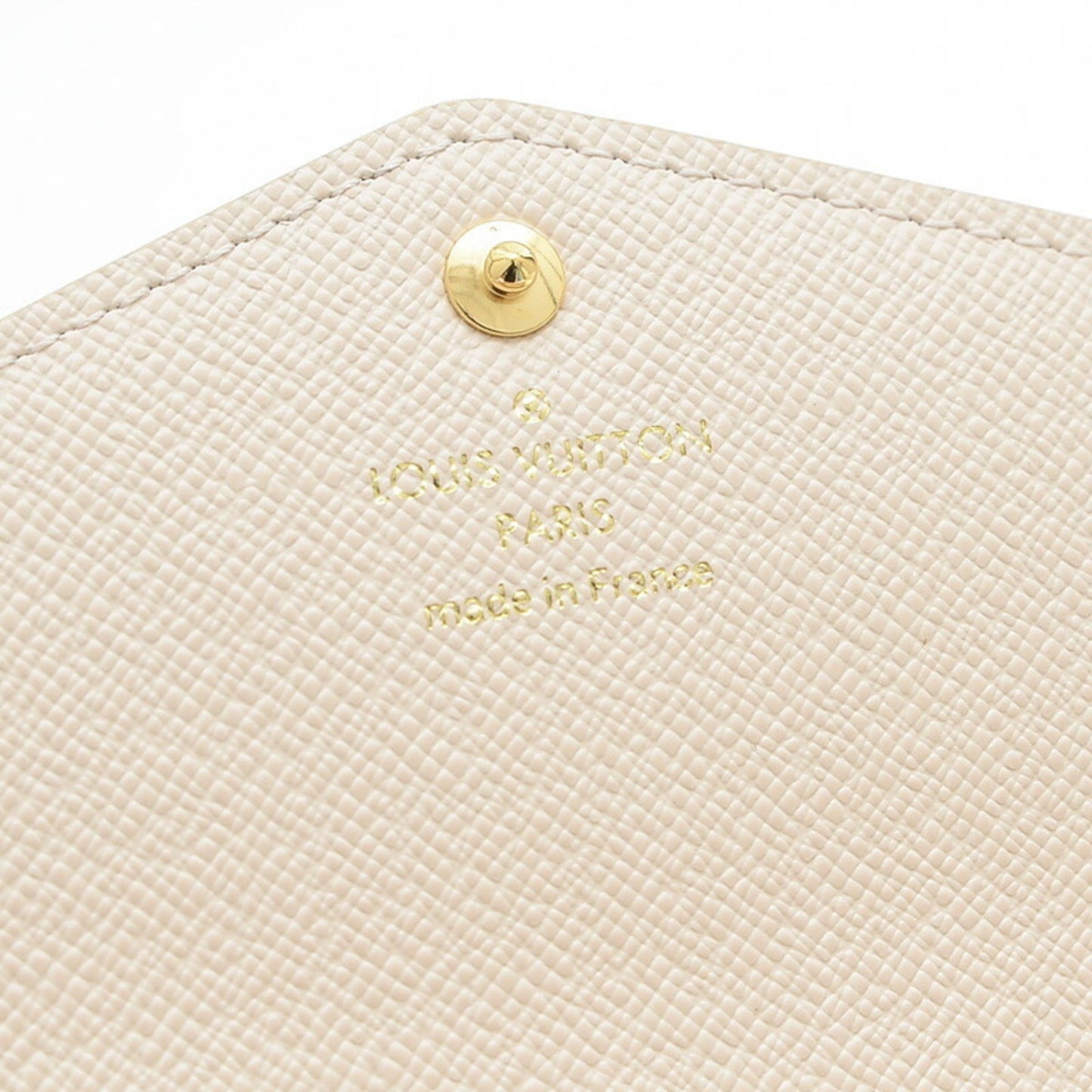 LOUIS VUITTON Damier Azur Portefeuille Sara NM Chain Pattern Zipper Long Wallet N40482
