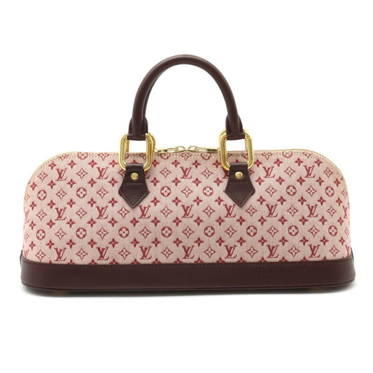 LOUIS VUITTON Monogram Alma Long Handbag Cherry Red M92207
