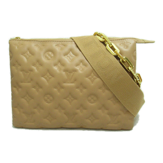 LOUIS VUITTON Coussin PM Shoulder Bag Beige Lamb leather leather M57791