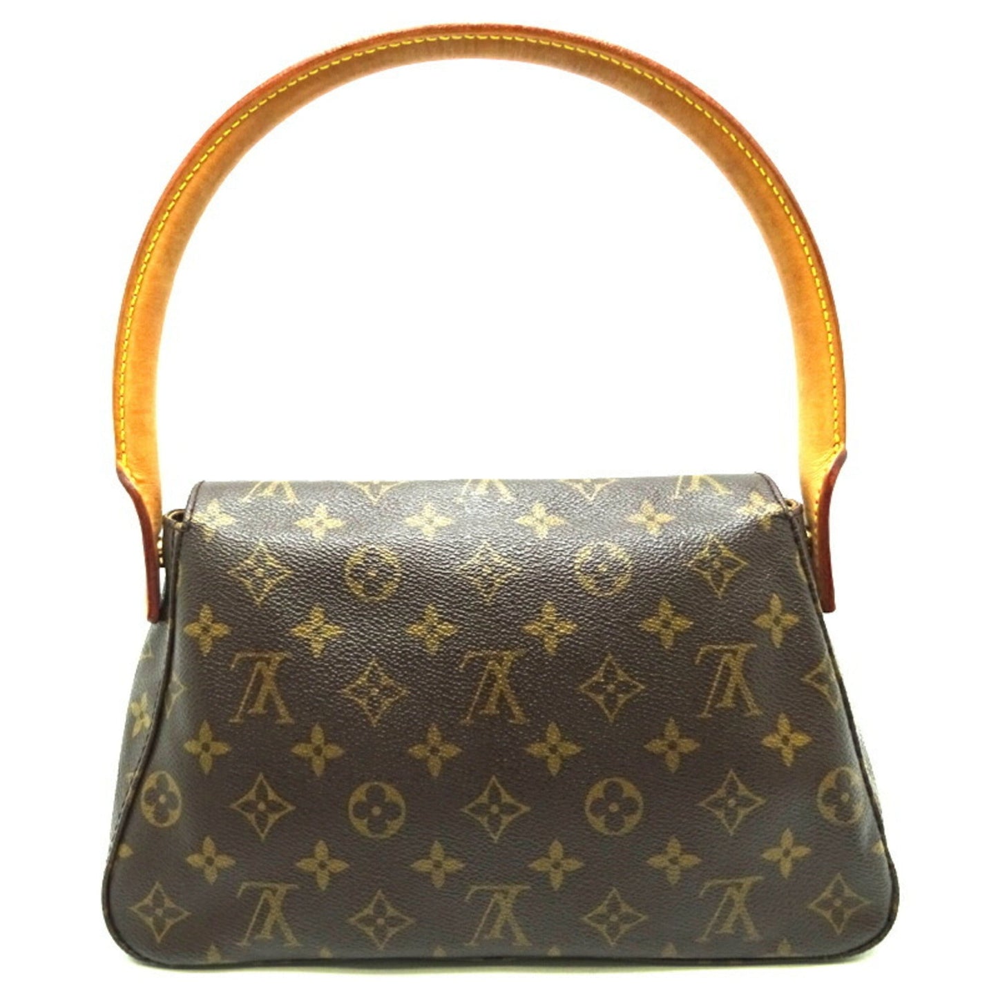 Louis Vuitton Mini Looping Women's Shoulder Bag M51147 Monogram Brown