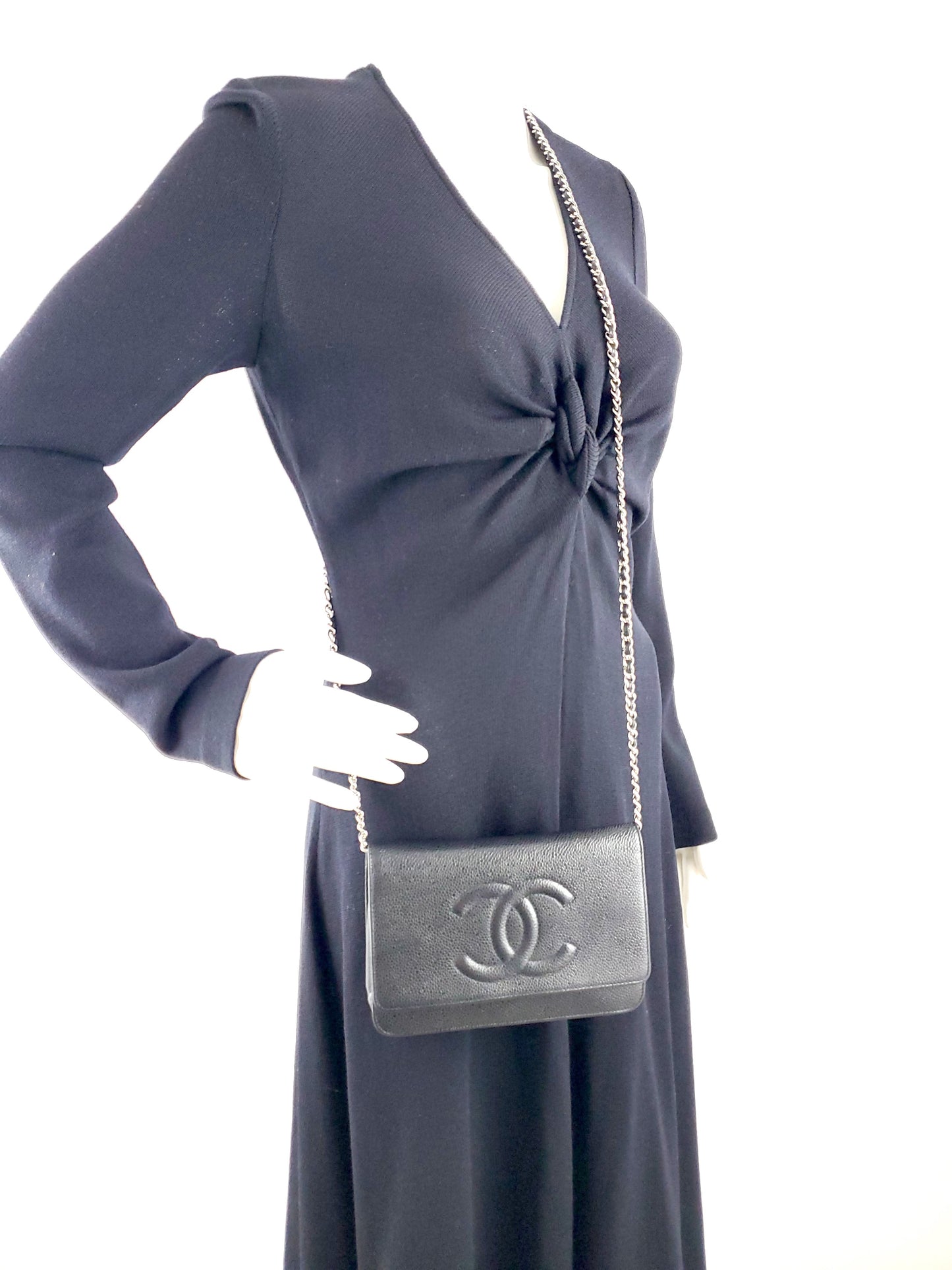 Chanel Timeless CC Logo Wallet on Wallet On Chain - Rovelle Bags