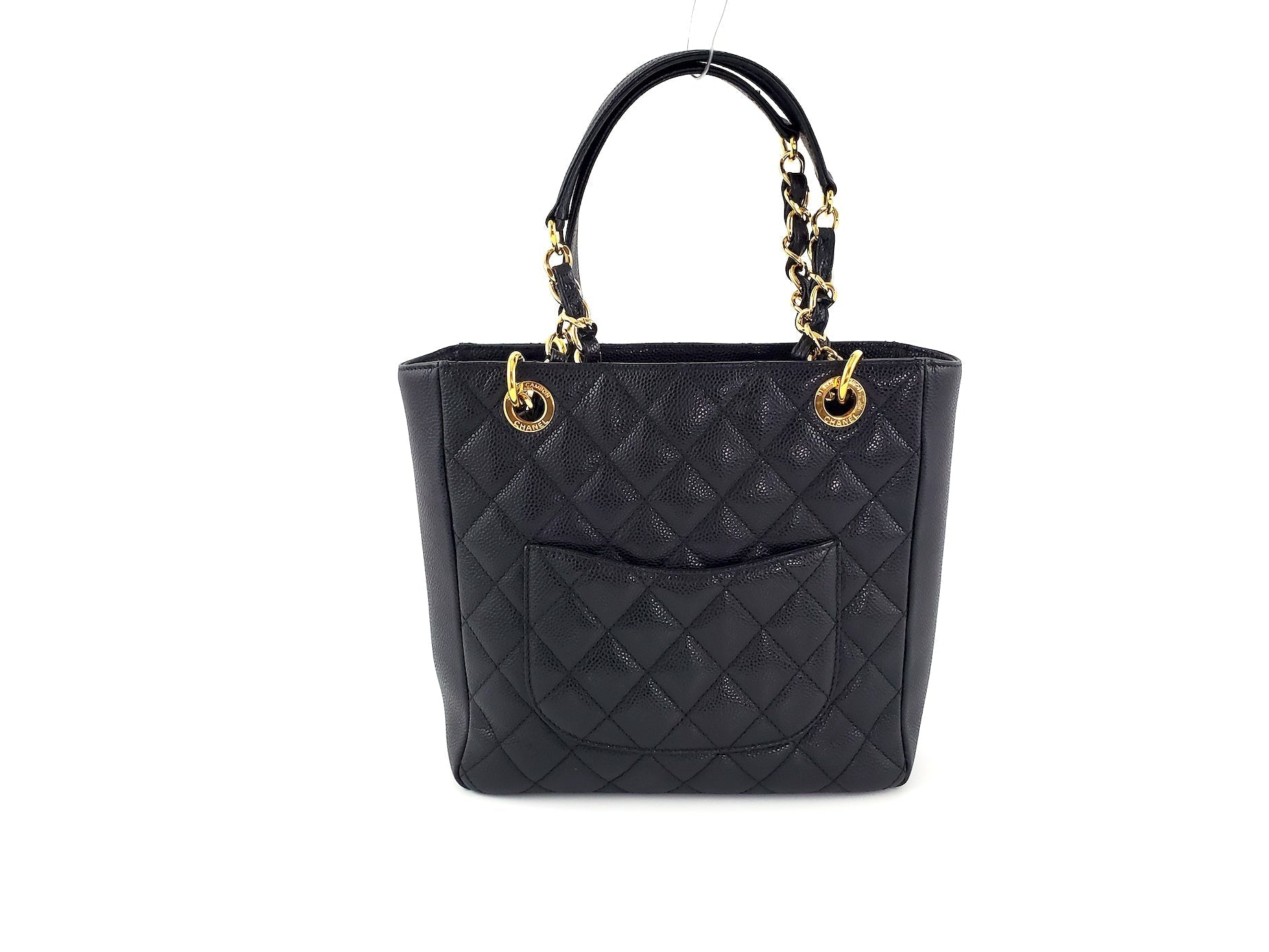 Chanel Black Caviar Petit 2011 Quilted Tote Bag - Rovelle Bags