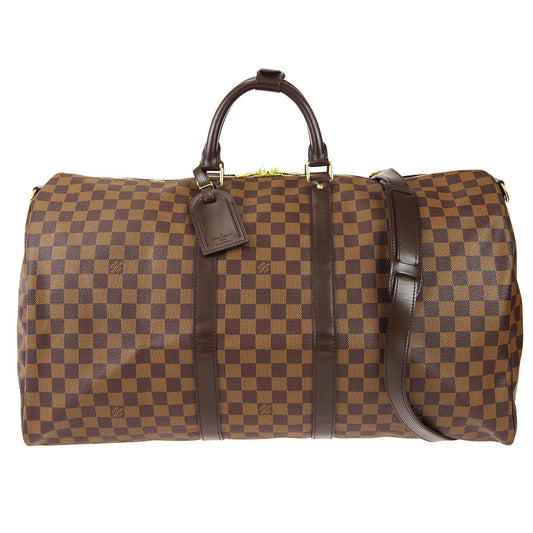 Louis Vuitton * 2008 Keepall Bandouliere 55 Damier N41414