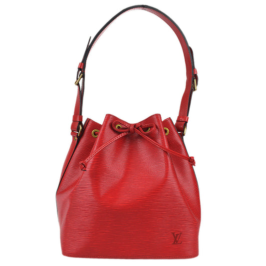 Louis Vuitton 1996 Petite Noe Red Epi M44107