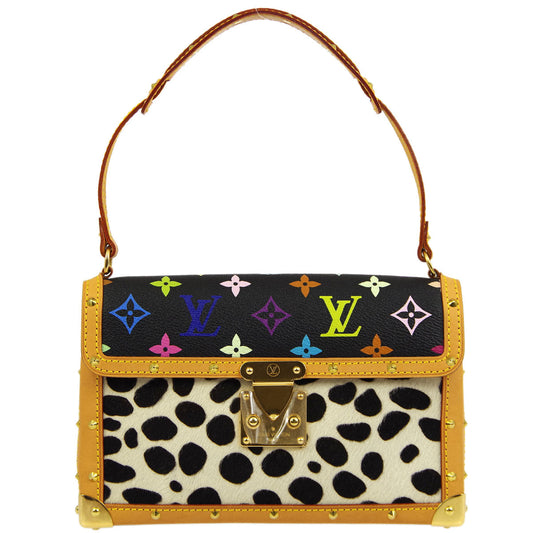 Louis Vuitton * 2003 Monogram Multicolor Pochette Dalmatian M92826