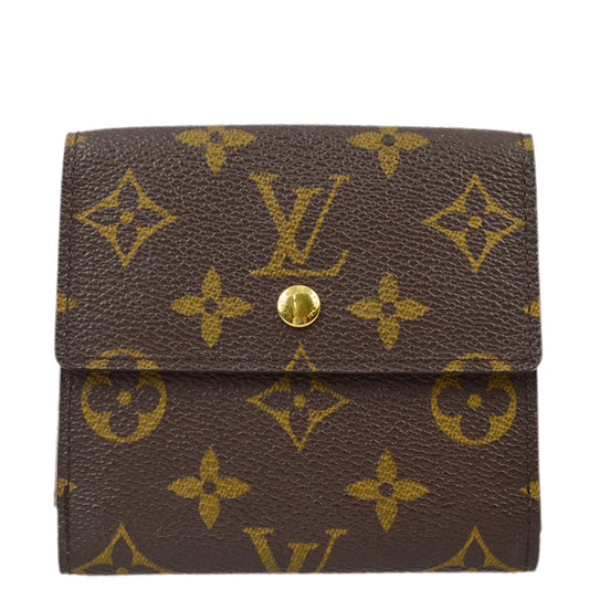 Louis Vuitton 2003 Monogram Porte Monnaie Billet Cartes Credit Wallet M61652
