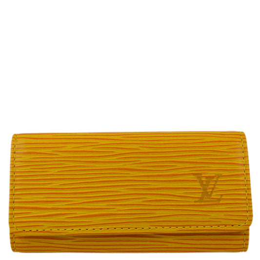 Louis Vuitton 1999 Yellow Epi Multicles 4 Key Case M63829 Small Good