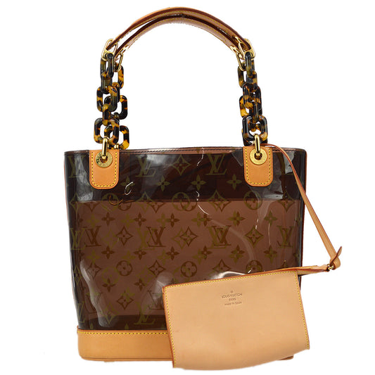 Louis Vuitton 2004 Monogram Vinyl Cabas Ambre PM M92502