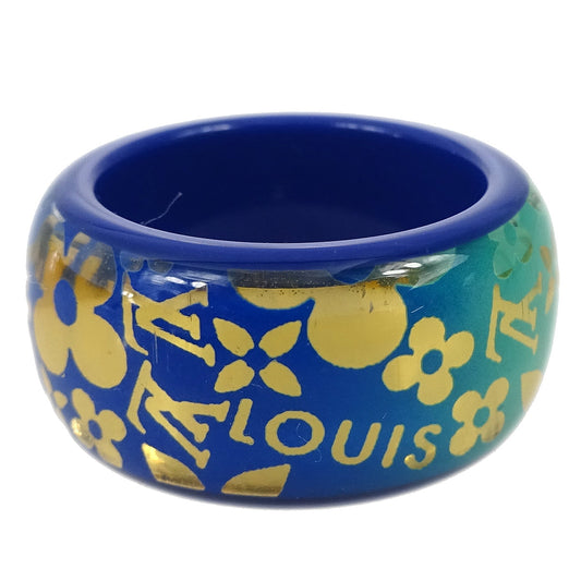 Louis Vuitton 2011 Blue Burg Tropical Cocktail Ring #56 M66297