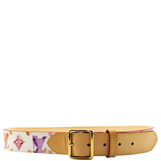 Louis Vuitton 2008 Monogram Watercolor Ceinture #85 M9623U