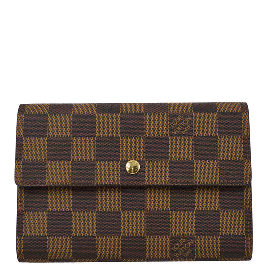 Louis Vuitton 2002 Damier Porte Tresor Etuy Papier Wallet Purse N61202