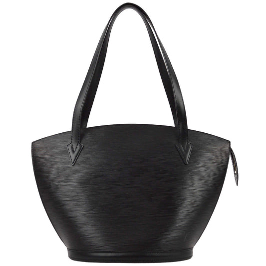 Louis Vuitton 2002 Black Epi Saint Jacques Shopping M52262