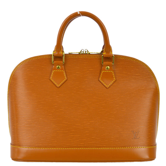 Louis Vuitton 1997 Brown Alma Handbag Epi M52148