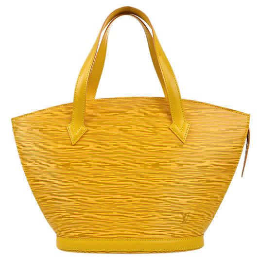 Louis Vuitton 1996 Yellow Epi Saint Jacques Tote Handbag M52279