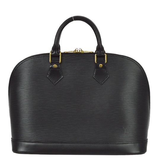 Louis Vuitton 1997 Black Epi Alma Handbag M52142
