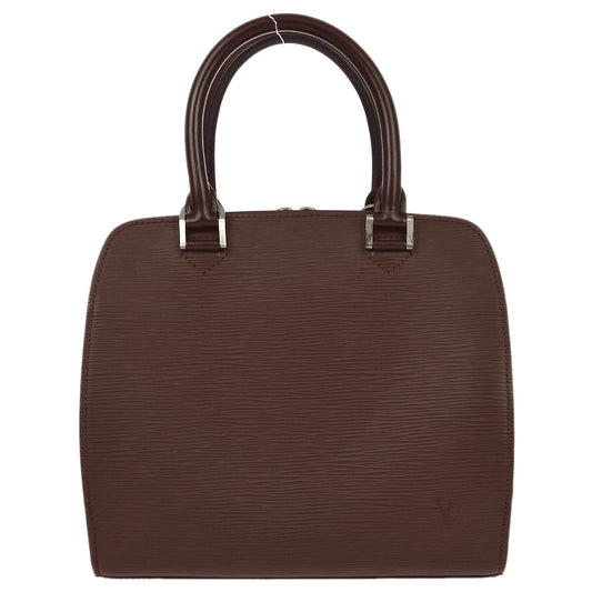 Louis Vuitton 2001 Epi Brown Pont Neuf Handbag M5205D