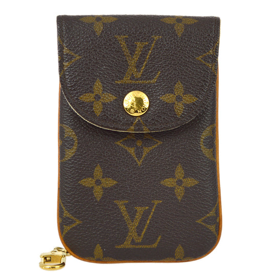 Louis Vuitton 2009 Monogram Etui Telephone MM Pouch Bag M66546 Small Good
