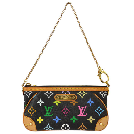 Louis Vuitton 2008 Pochette Milla MM Handbag Multicolor M60097