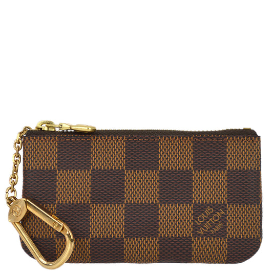 Louis Vuitton 2008 Damier Pochette Cles Coin Case Wallet Purse N62658