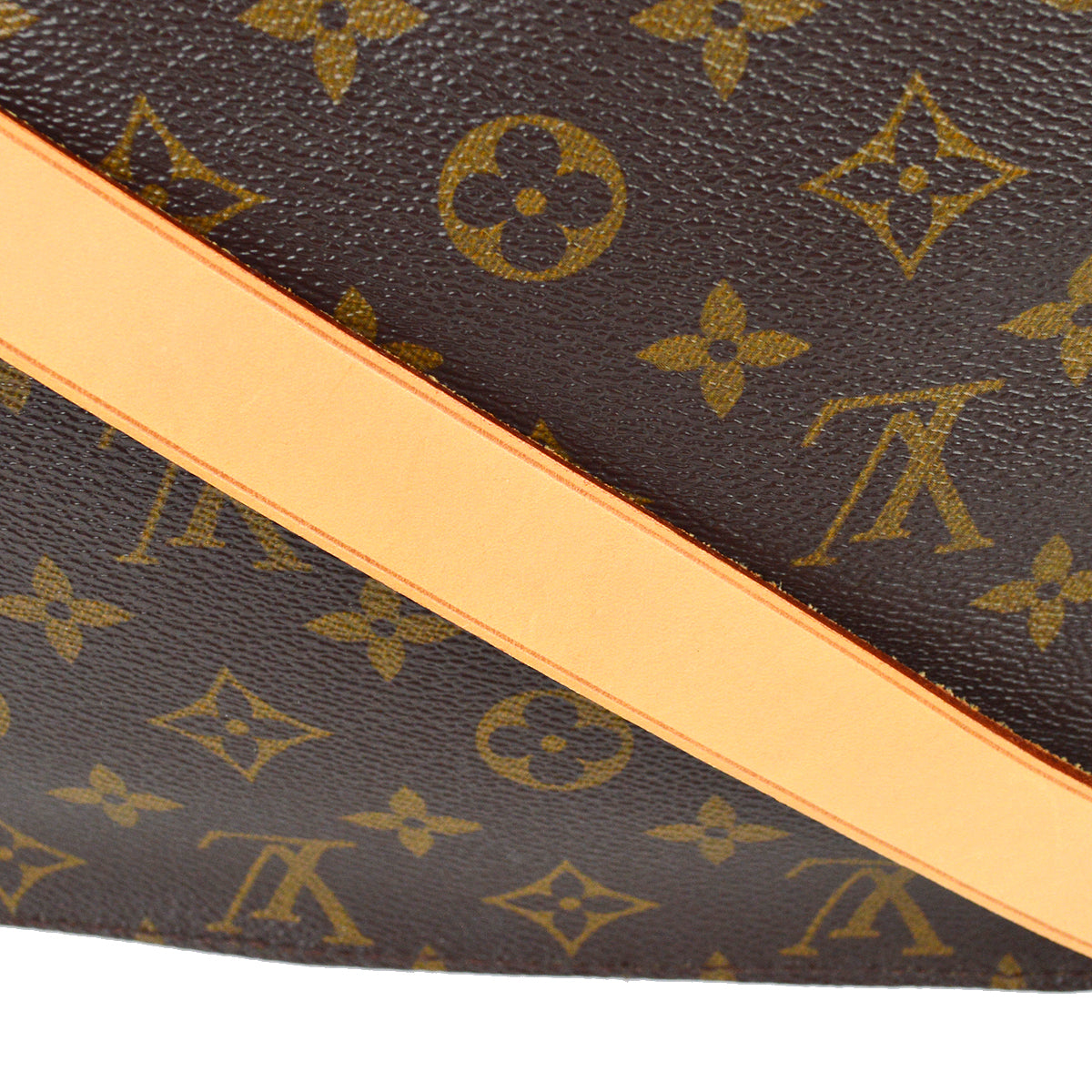 Louis Vuitton 1991 Monogram Cartouchiere GM Shoulder Bag M51252