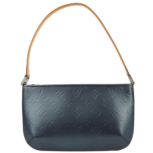 Louis Vuitton 2002 Blue Monogram Mat Fowler Handbag M55145