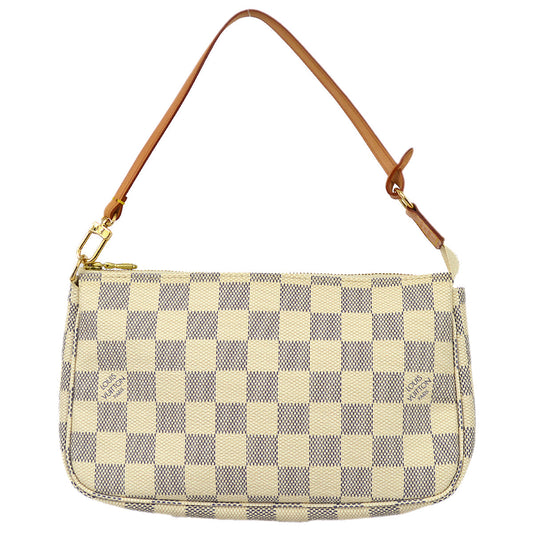 Louis Vuitton 2007 Damier Azur Pochette Accessoires Handbag N51986
