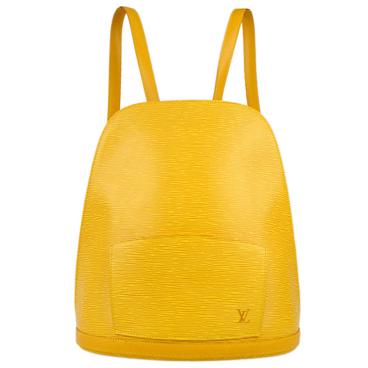Louis Vuitton 1997 Yellow Epi Gobelins Backpack M52299