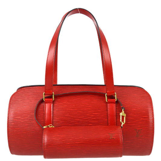 Louis Vuitton 2002 Red Epi Soufflot M52227