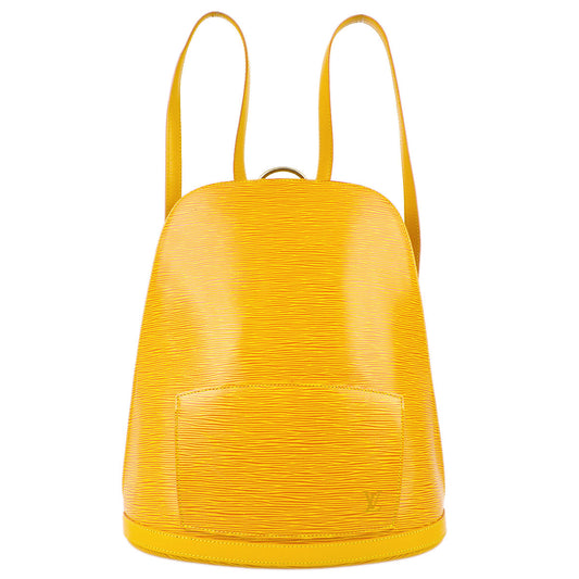 Louis Vuitton 1996 Yellow Epi Gobelins Backpack M52299