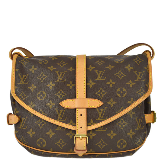 Louis Vuitton 2001 Monogram Saumur 30 M42256