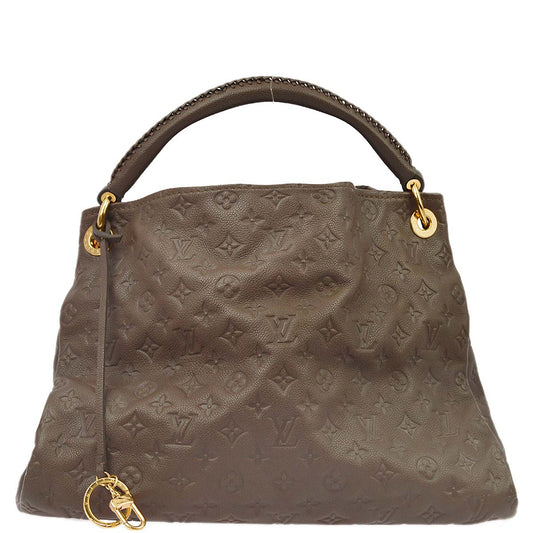 Louis Vuitton 2012 Brown Monogram Empreinte Artsy MM Handbag M93447