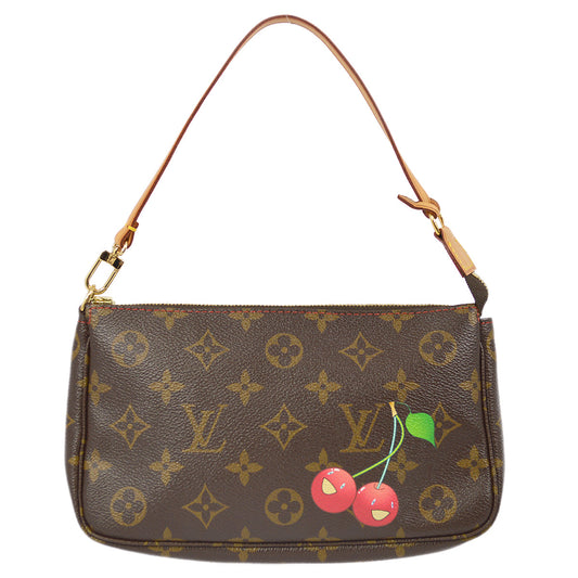 Louis Vuitton Monogram Cherry Pochette Accessoires Handbag M95008