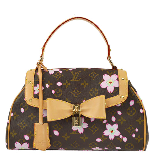 Louis Vuitton 2003 Monogram Cherry Blossom Sac Retro PM Handbag M92012