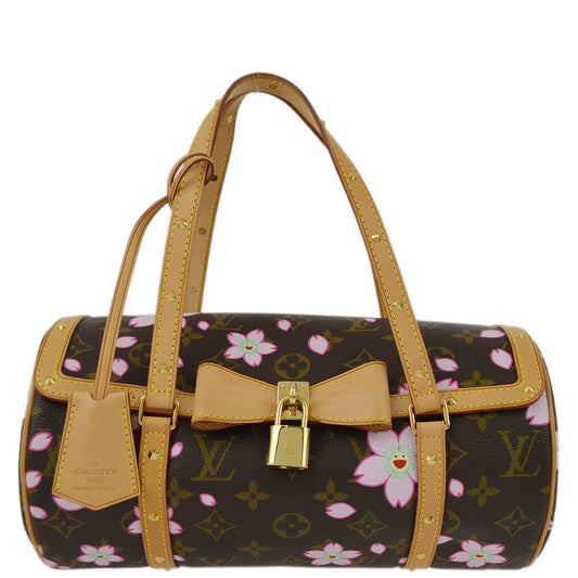 Louis Vuitton 2008 Monogram Cherry Blossom Papillon Handbag M92009
