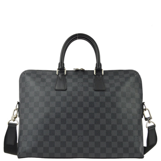 Louis Vuitton 2013 Damier Graphite Porte Documents Jour Handbag N48224