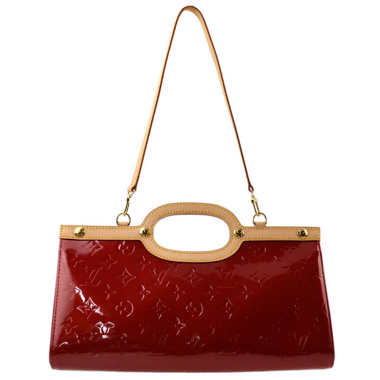 Louis Vuitton 2007 Red Monogram Vernis Roxbury Drive Handbag M91987