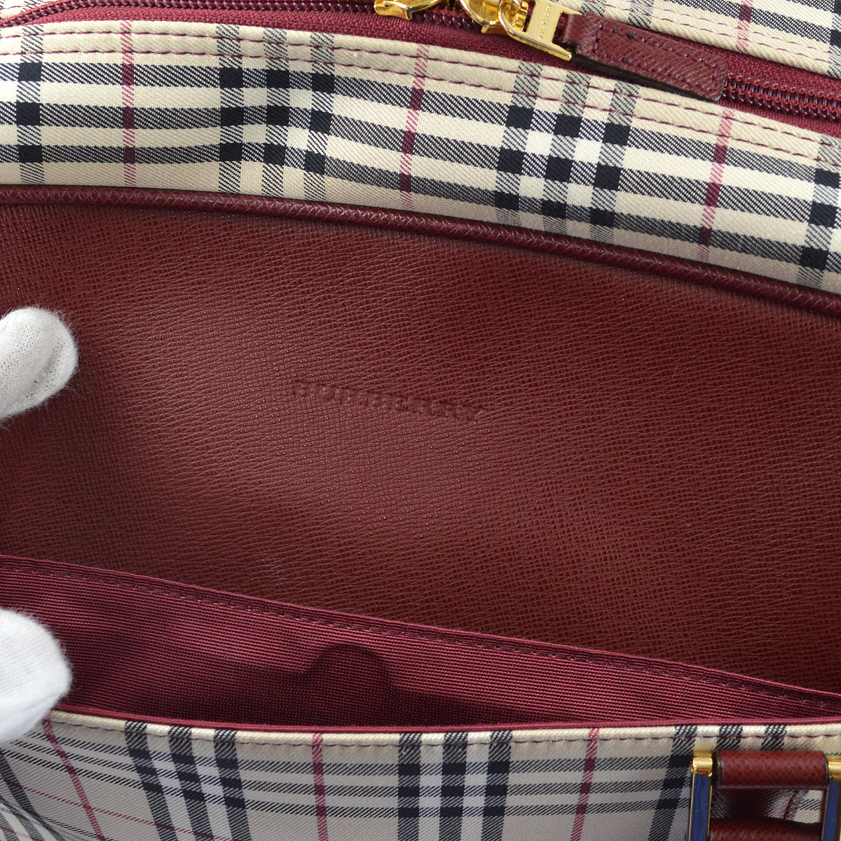 Burberry Bordeaux AMORE Handbag - Rovelle Bags