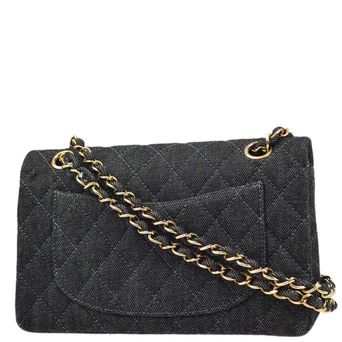 Chanel * 1997-1999 Black Small Classic Shoulder Bag - Rovelle Bags